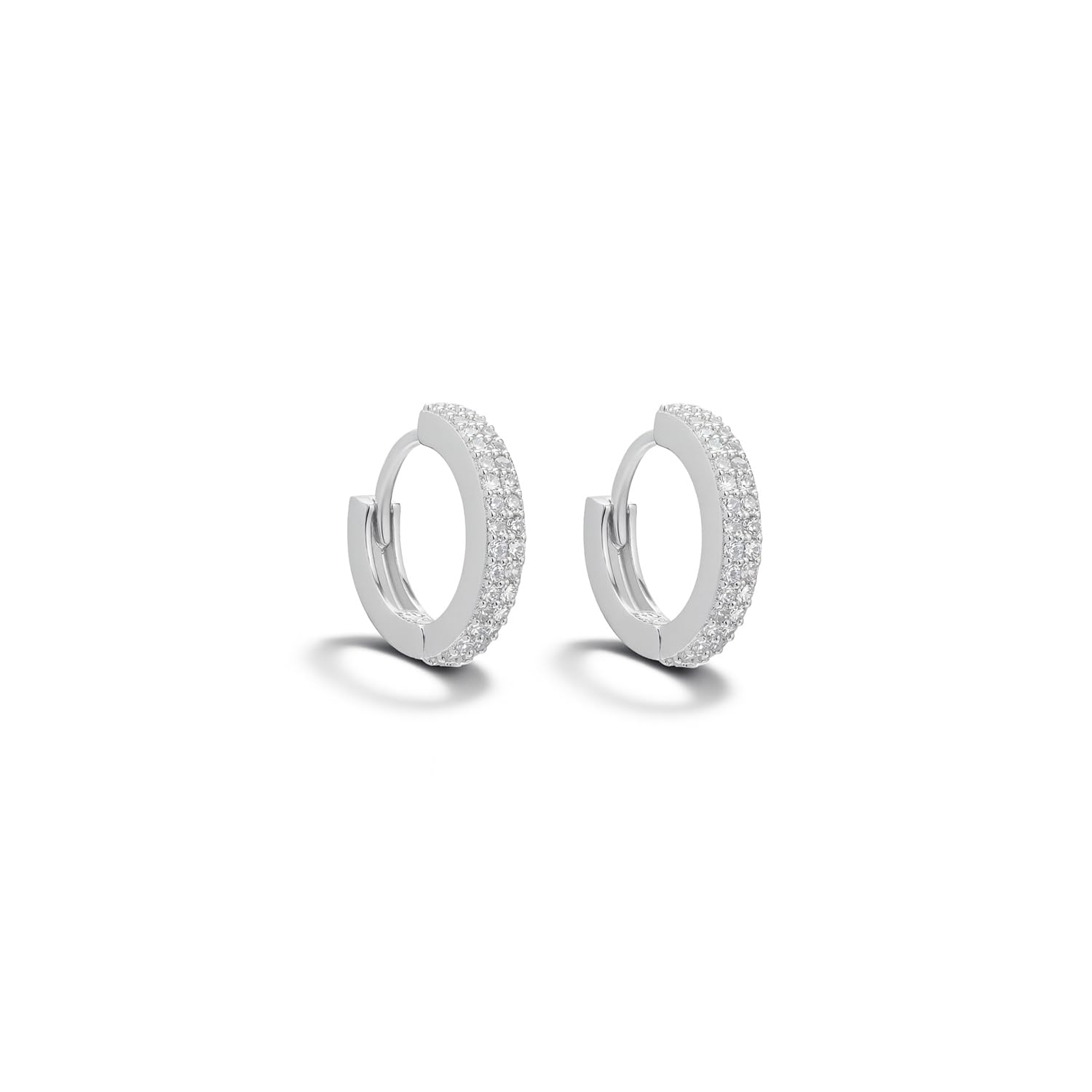 palmonas Classic Spark 925 Sterling Silver Hoop Earrings for Women | Gift For Women & Girls-picture-26