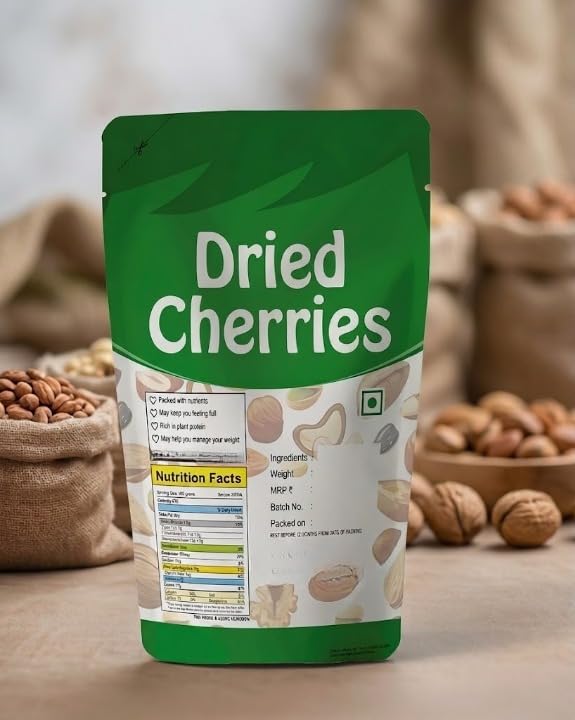 Dried Cherries 200 Grams – Juicy and Chewy Snack Rich in Vitamins & Fiber | Loved by Kids