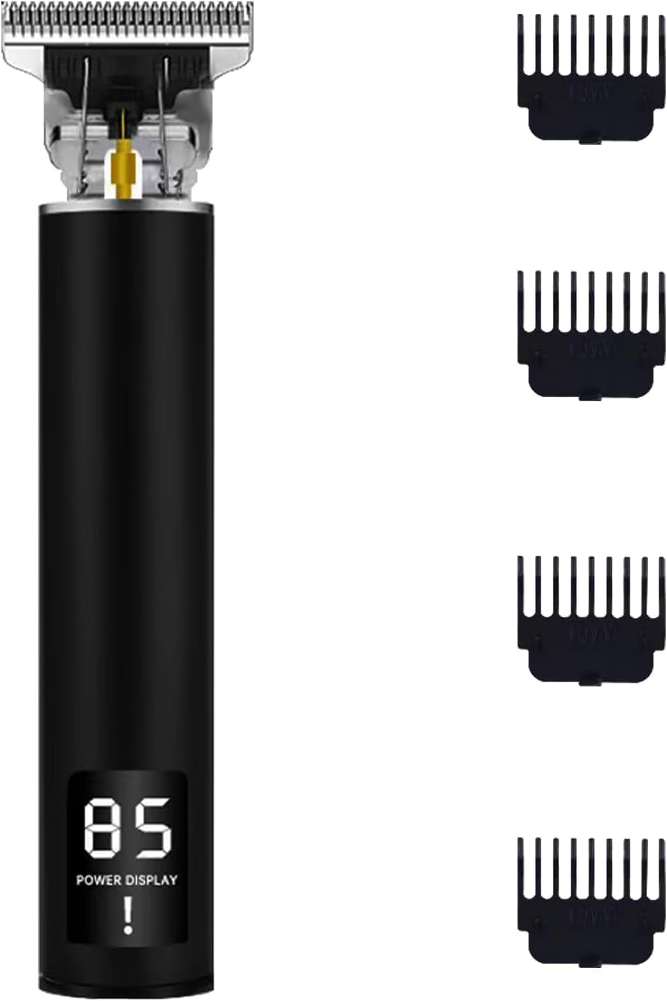 Hair Clippers Men,Electric Hair Clippers for Men Cordless Hair Trimmer Waterproof Beard Trimmer LED Display with 4 Guide Combs 1200 mAh Type-c Chager Cable 50 cm Cord Dual Power Modes