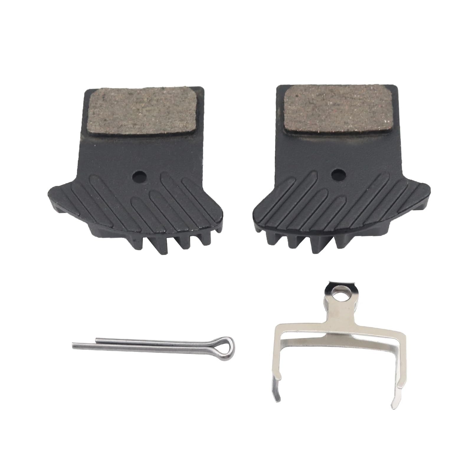 Hlaqhl 1 Pair Nutt Mtb Bicycle Disc Brake Pads Semi-Metal Resin Heat Dissipation Compatible With Electric Scooter Brake Dualtron Thunder Kugoo G1