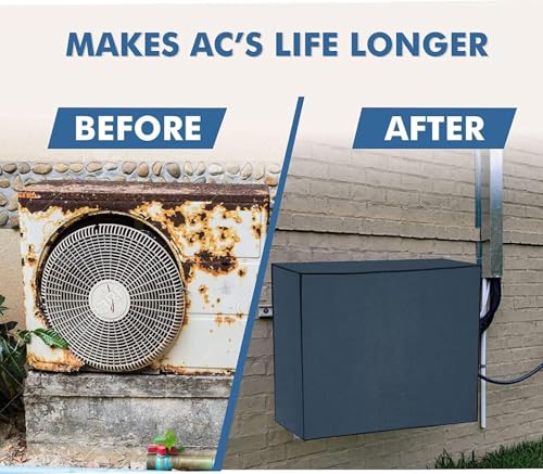 Image of Air Conditioning Dust Cover Folding Design Cover For Indoor And All Type AC Split Cover -CC10