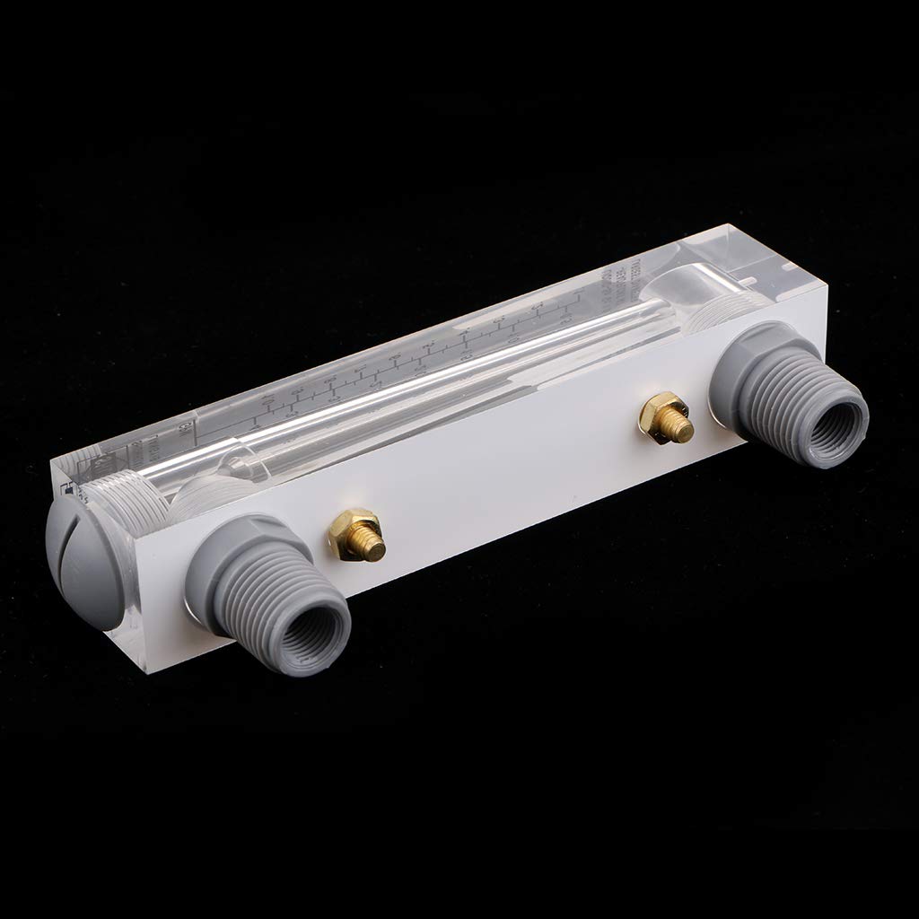 Perfeclan Acryl Tube Wasser schwebekörper-Durchflussmesser LZM-15 Liquid, 0,1-1 GPM / 0,5-4,0 LPM