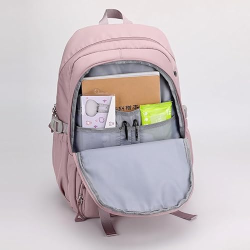 Moda Mochila Escola Viagem Notebook Prova Água (Rosa Urso)