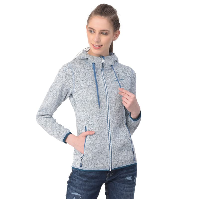 Woodland Womens Polyster Casual Regular Fit Sweatshirt (Blue Multi)-image-24