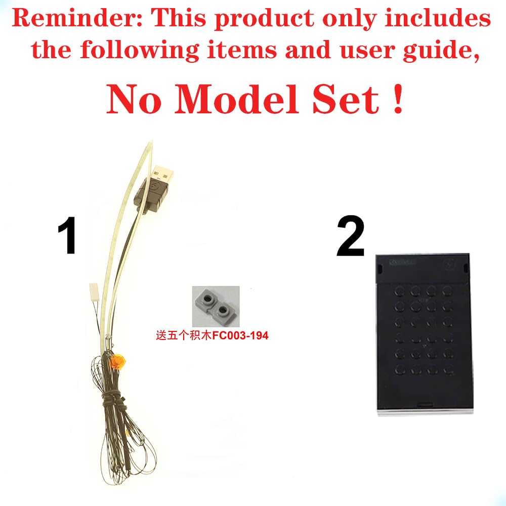 MENZAVA LED Light Set Compatible with LEGO Shelby Cobra 427 S/C Icons 10357 Building Blocks Model - Model Set NOT Included - Image 3