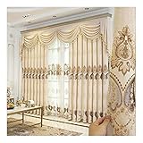 luxus gardinen stoffe meterware ☎ Stil: Elegante Vorhänge, einfaches und elegantes Double-Layer-Design, geeignet für Kinderzimmer, Wohnzimmer, Schlafzimmer sowie alle Innen- und Außenbereiche im Haus.