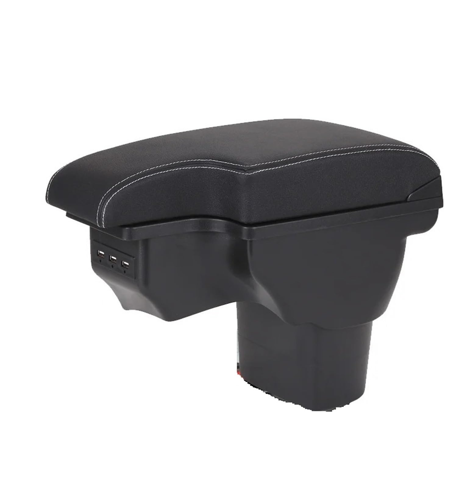 Umdjju A3 Black White Line For Nissan For Juke For Infiniti For Esq 2010-2019 Armrest Box Car Accessories Interior Details Storage Retrofit Parts Usb Car Centre Console Armrest Box(A3 Black White Line)