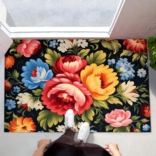 Paillasson extérieur entrée lavable noir antidérapant 60x90 - 3