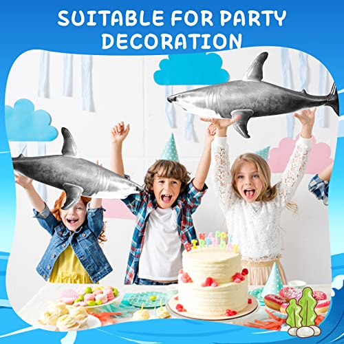 Image of 3PCS Inflatble Shark Starfish Pool Toy Balloons Birthday Party Decorations | Inflatable Pool Floats,Animal Balloons,Under the Sea Party,Mermaid Birthday,Baby Shower,Ocean Theme Classroom&Room Decor