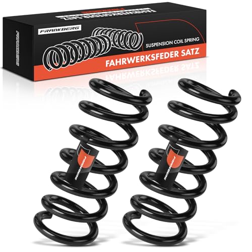 Frankberg 2 muelles de suspensión para eje trasero compatible con Galaxy CK S-Max CJ WA6 Replace# RA5169,2306567