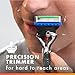 Gillette Fusion ProGlide Razor for Men, Handle + 4 Blade Refills, Plastic/Acrylic Handle