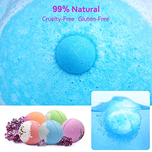 Nostoson Bath Bombs Gifts Set, 12Pcs Organic Bathbombs With Essential Oils For Bubble Bath&Spa For Women, Men, And Kids - Gift For Birthdays-60G #TOP3