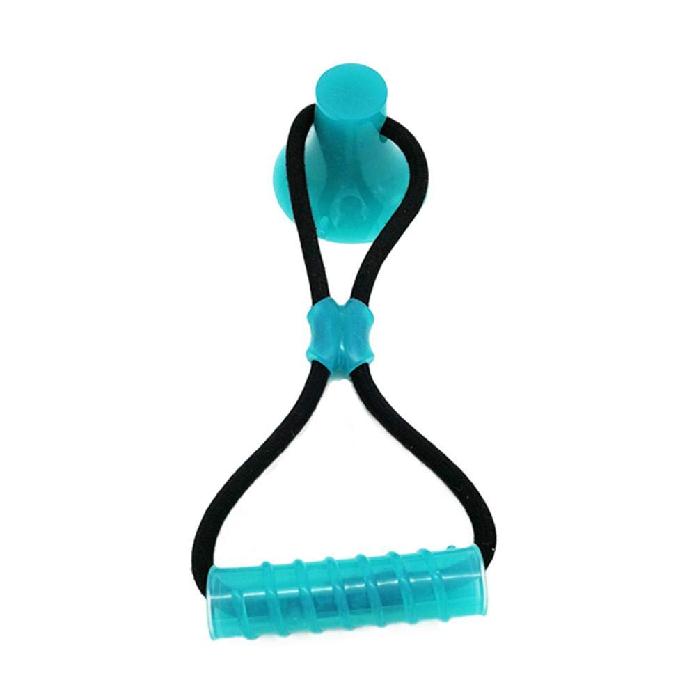 AUOKERPet Molar Bite Toy, Self-Playing Rubber Stick Toy with Suction Cup, Durable Dog Ropes Toy Pet Interactive Chew Toy Dog Toothbrush Pet Tug Toy for Small Medium Dogs Chewing Teeth Cleaning