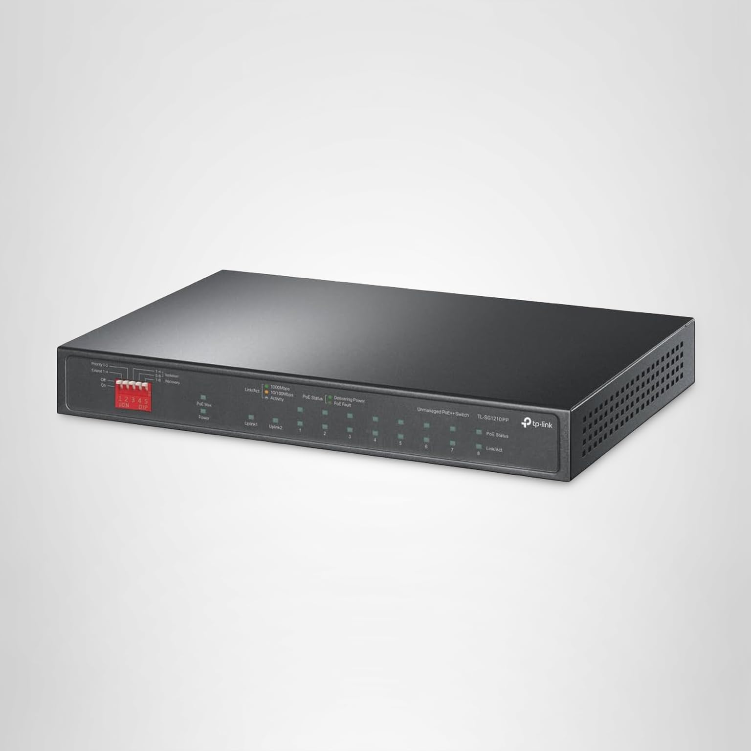 Amazon.com: TP-Link TL-SG1210PP, 8 Port Gigabit PoE Switch, 6 PoE+