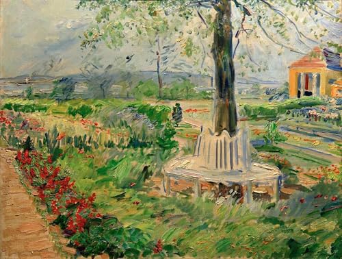Impression d'affiches Jardin à New Kladow de Max Slevogt Toile Art Portrait 60x90cm
