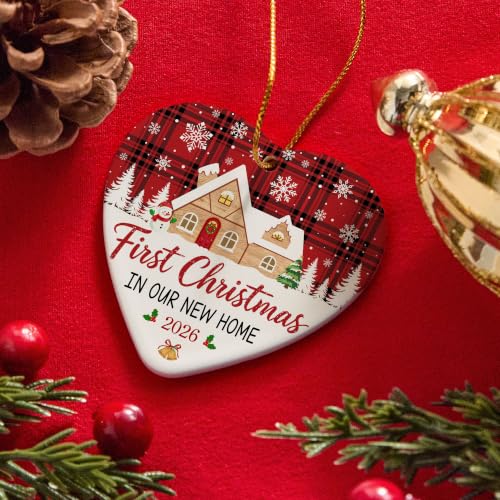 Image of First Christmas in Our New Home Ornament 2026,House Warming Gifts New Home