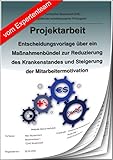 Entscheidungsvorschlag über ein Maßnahmenbündel zur Reduzierung des Krankenstandes und Steigerung der Mitarbeitermotivation