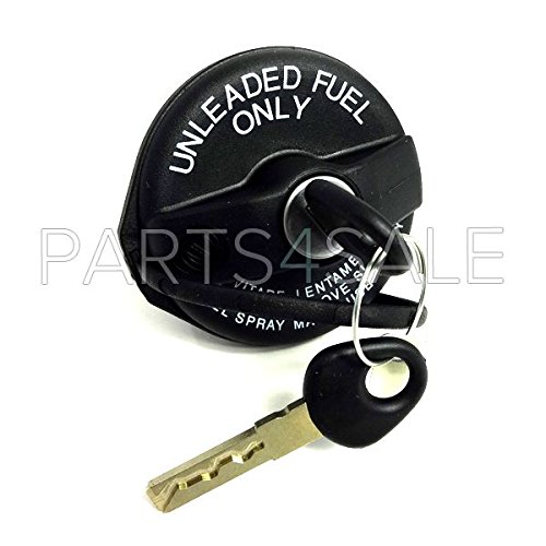 Bouchon De Réservoir Verrouillable Pour Fiat 500, Grande Punto, EVO - ABS Noir, Référence OEM 71802520 - Avec 2 Clés