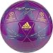 adidas Performance Champion's League Finale Capitano Soccer Ball, 2016 Shock Purple/Purple/Solar Gold, Size 5