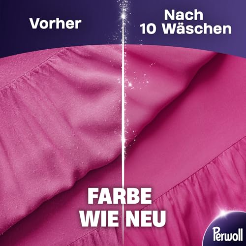 Perwoll Blütenrausch Waschmittel (27 Waschladungen), Feinwaschmittel reinigt sanft und erneuert Farben und Fasern, für alle farbigen Textilien, Color Waschmittel mit Dreifach-Renew-Technologie 3