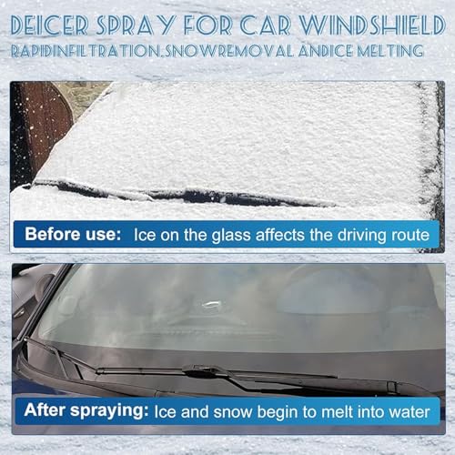 image for Generic DEICING Agent 2 Pack, Deicer Spray for Car Windshield, De-Icer
