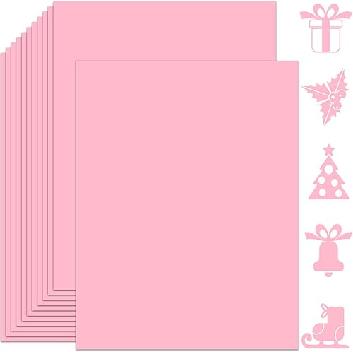 Vista 91 de 25 hojas de papel de cartulina roja de 8.5 x 11 pulgadas, papel grueso de 92 libras para álbumes de recortes, invitaciones, impresión y tarjetas