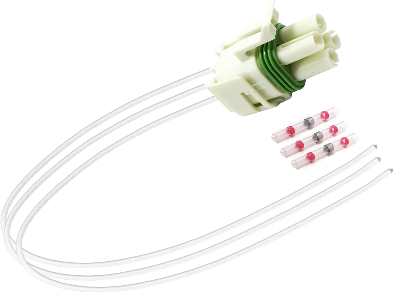 4-PIN Tower Half Weather-Pack 3-Way Male Natural Colored Multi-Purpose Pigtail fit GM Original Equipment PT143