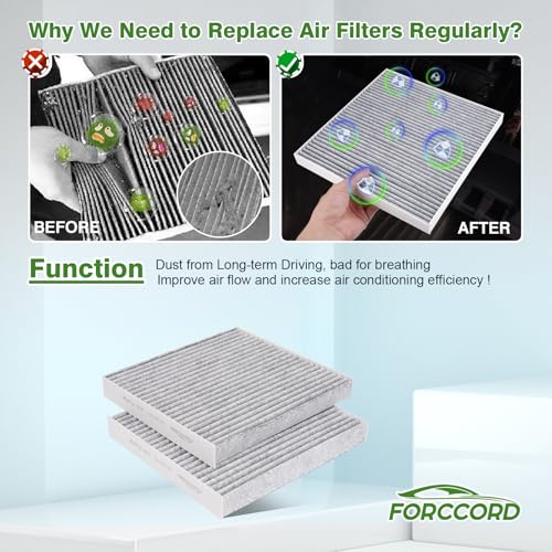 Image of 2-Pack Cabin Air Filters for Ford Ranger 2019-2025 2026 2.3L
