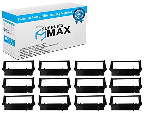 Cintas de impresora POS compatibles SuppliesMAX 12 unidades miniatura 1