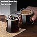 Imagen de ParaCity Juego de 2 tazas de espresso con anillo de madera