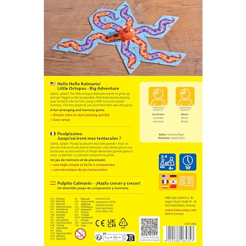 HABA Hello Hello Kalamario: Juego de mesa para niños 4+ miniatura 6