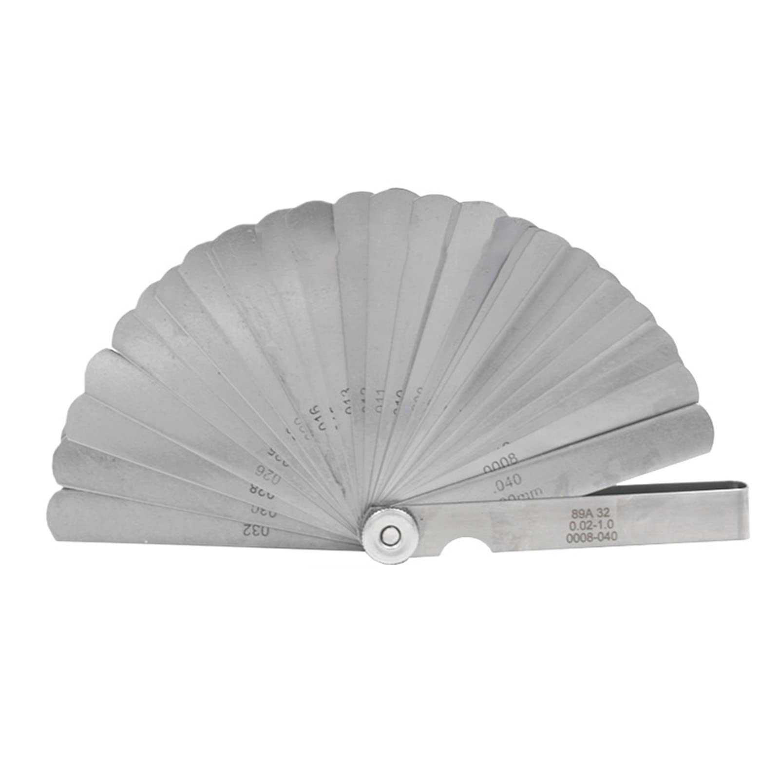 Jeu De 32 Lames De Jauge D'épaisseur – Métrique Et Impérial, 0.04mm à 0.88mm