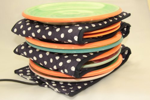 Hot Ideas Scaldapiatti Elletrico - Nero e Bianco