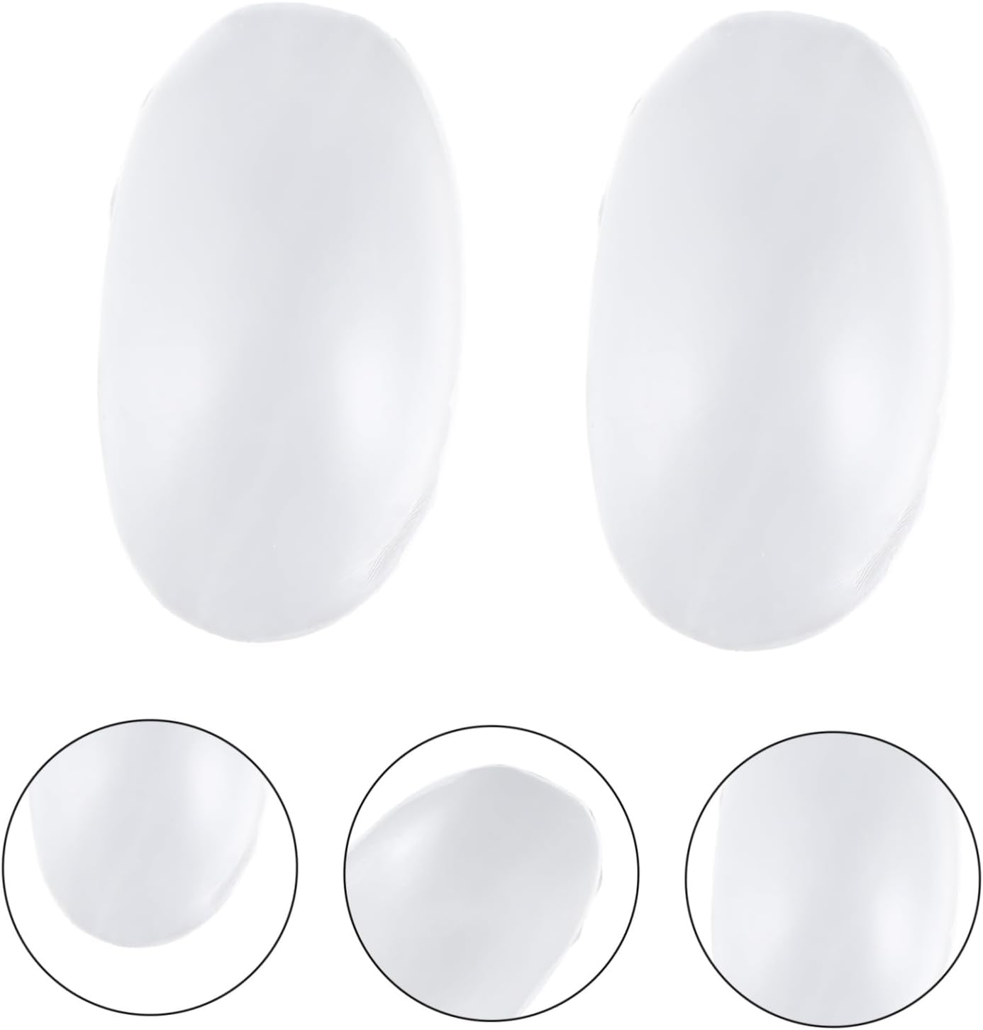 Lurrose Invisible Shoulder Pads Thickened Shoulder Padding Cushion for Women and Soft Comfortable Broadens Silhouette Reusable Washable