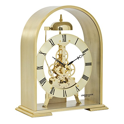 London Clock Arco Reloj De Sobremesa Acabado: Dorado