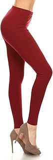 plus size solid color leggings