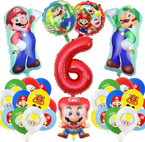 98-teiliges Mario Geburtstag Set - Mitgebsel, Einladungen & Deko Für Die Perfekte Kinderparty