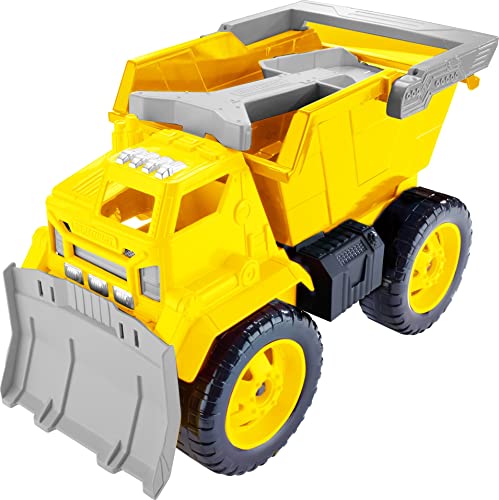 Matchbox Large-Scale Sand Truck With 5 Die-Cast Toy Construction Vehicles In 1:64 Scale, Indoor & Outdoor Play #TOP3