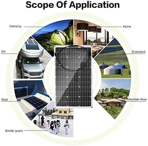 Miniatura 3 de CAJUCA Panel solar 800 W 1600 W Panel solar 18 V Pet Flexible Sistema Solar Kit de panel solar completo Rv batería de coche cargador solar para el