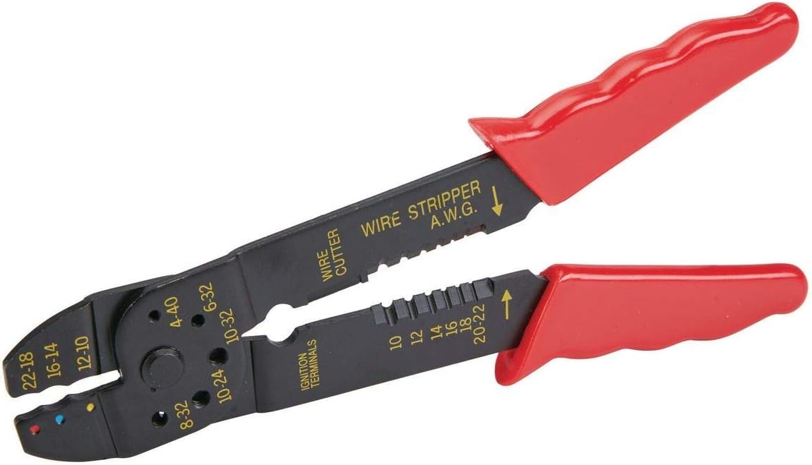 8 Inch Four Way Wire Crimper Stripper Tool Cutter Electrical Pliers Cable Termin