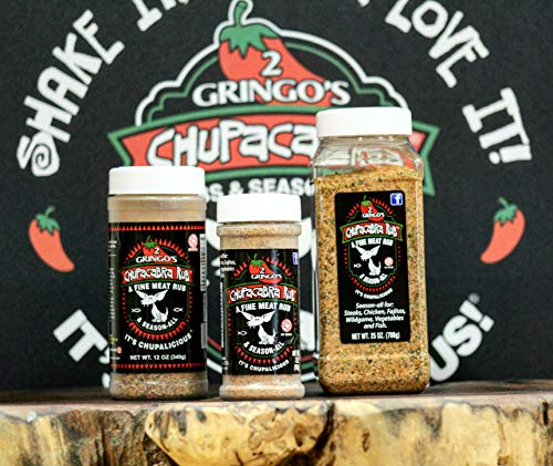 2 Gringo's Chupacabra Original Fine Meat Rub, 25 Ounce