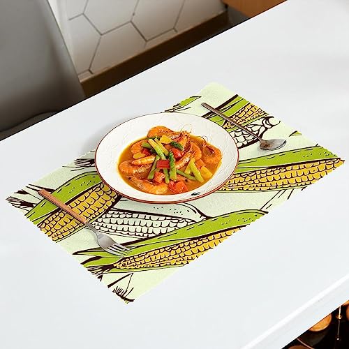 Sets de table lavables Ripen antidérapants pour cuisine et table à manger - 7