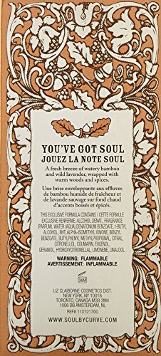 Curve Soul By Liz Claiborne For Men. Cologne Spray 1.7 Ounces #TOP2