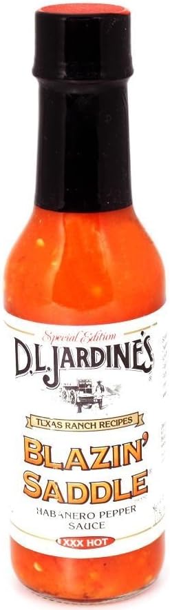 D.L. Jardines Blazin Saddle Habanero XXX Hot Sauce, 5 oz(Pack of 3)