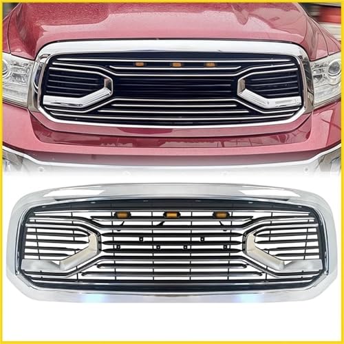Calandre Avant pour Dodge Ram 1500 Look Noir Mat Robuste - 4