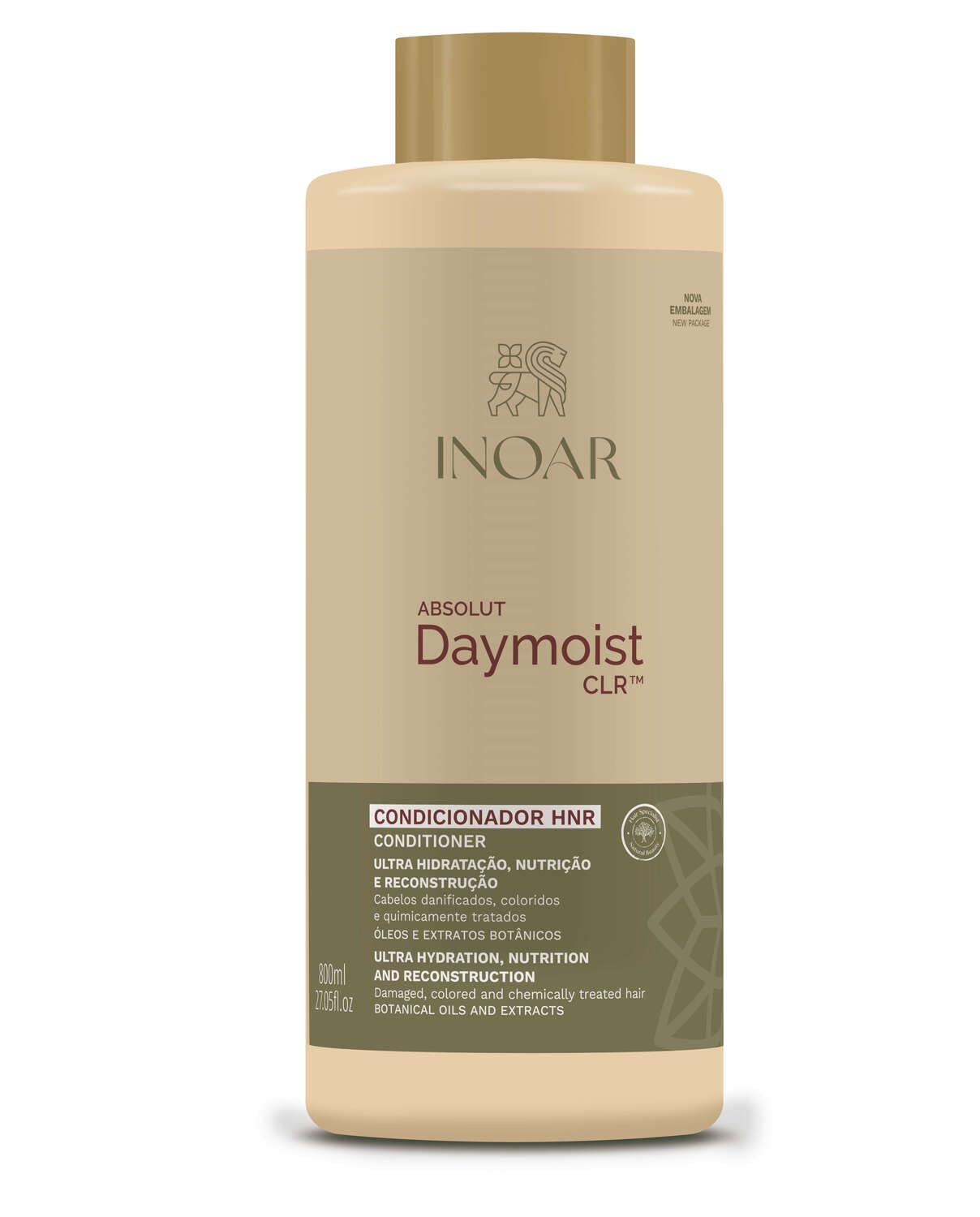 INOAR ABSOLUT DAYMOIST CLR SHAMPOO CONDITION 2X 800ML, 800 ml (Pack of 2) - Image 2