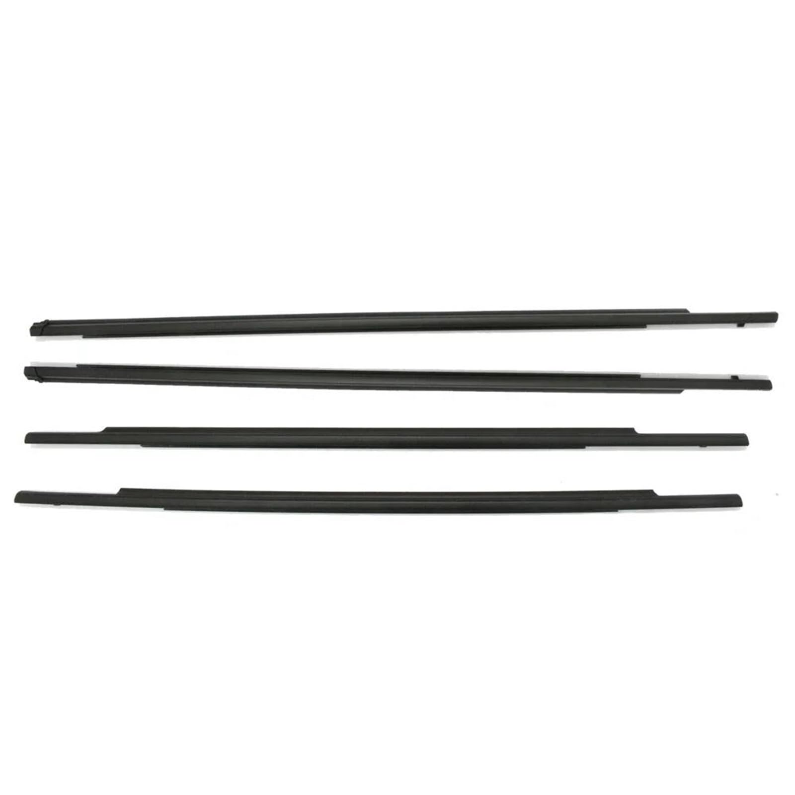 for Mitsubishi for Outlander Sport GA 2010-2021 Window Outer Weatherstrip 4Pcs Side Door Glass Rubber Belt Sealing ATGCBCAUF