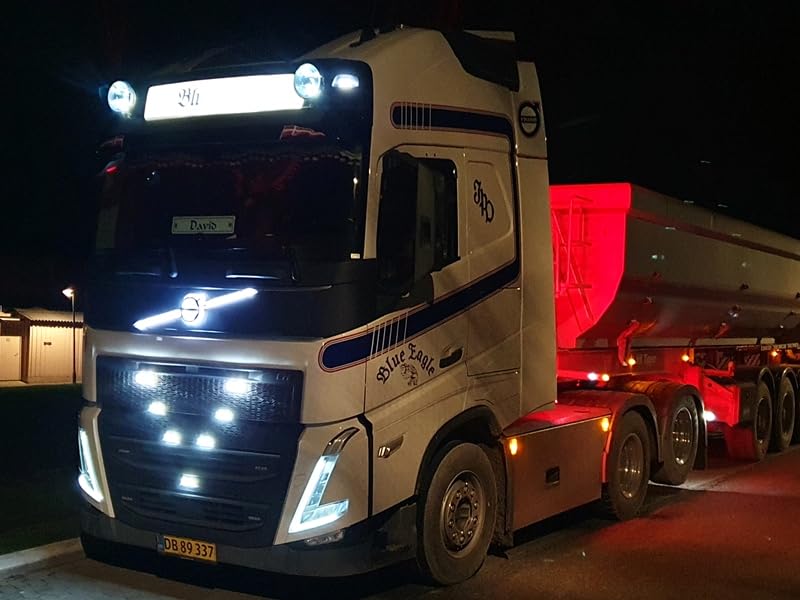Base de luz LED adecuada para Volvo FH 2020+ Dual Color blanco/amarillo