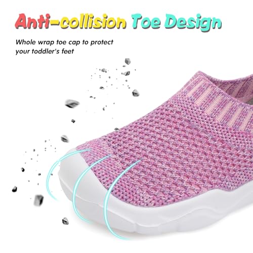 Image of JOINFREE Toddler Boys Girls Sneaker Slip On Shoes Kids Lightweight Breathable Walking Shoes