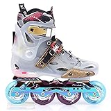 ★ [Diseño apropiado]: el cuerpo de la zapata de patines en línea está hecho de malla transpirable, y la amplia distribución de los poros permite que el pie tenga suficiente aire para respirar. Hay una serie de diseños de protección de desgasos. El diseño de la forma del zapato se ajusta al Forma del pie y proporciona la experiencia de uso más cómoda.